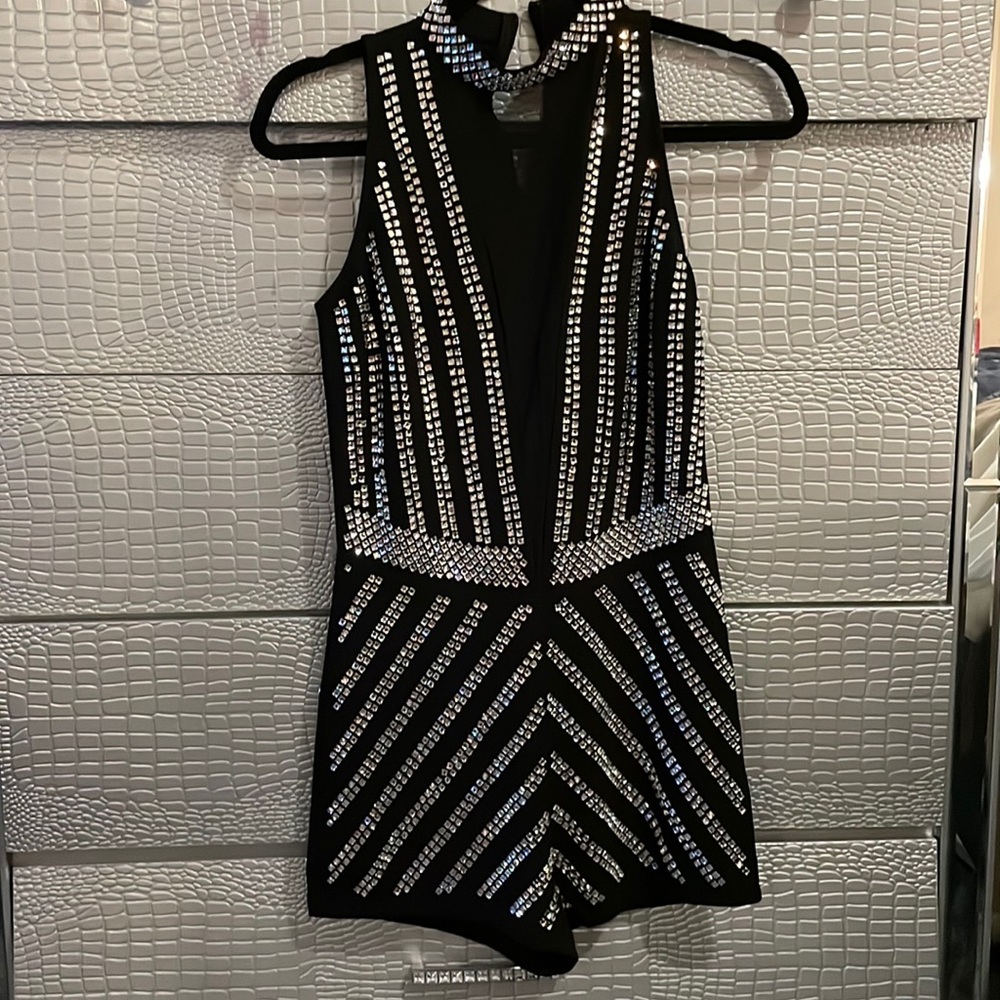 Studded romper